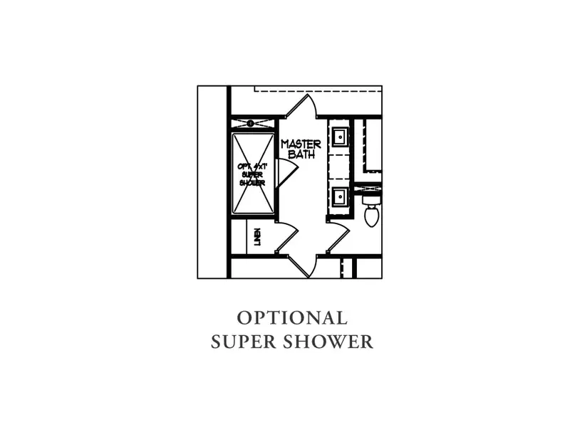 2D floor plan layout for the The Miller by Walker Anderson Homes in Hemingway, Flowery Branch, GA (Image 7).