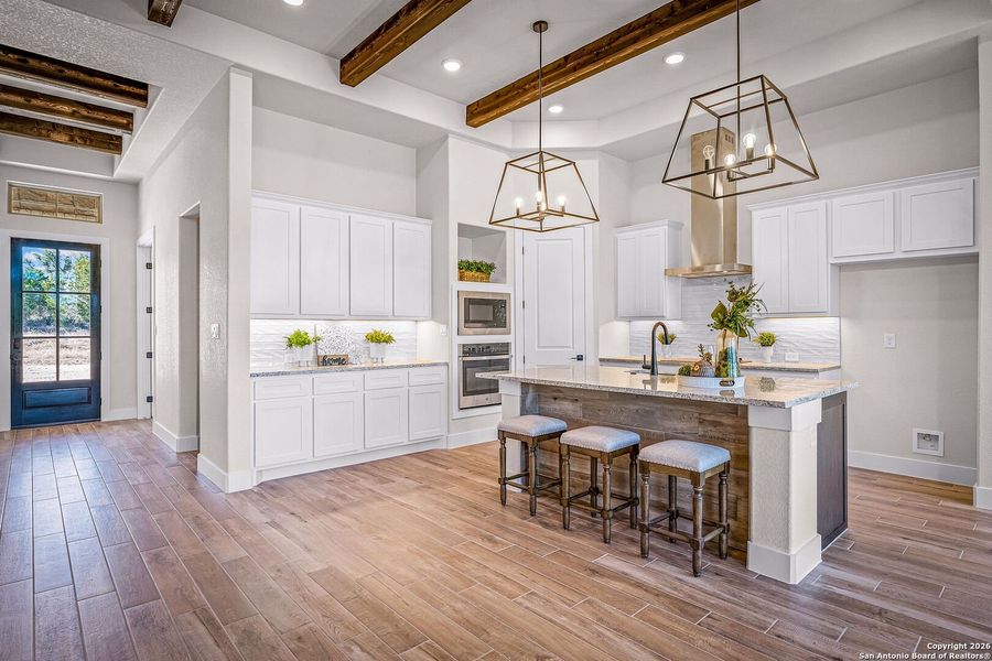 Furnished interior view inside a new home in , Spring Branch (Image 12).