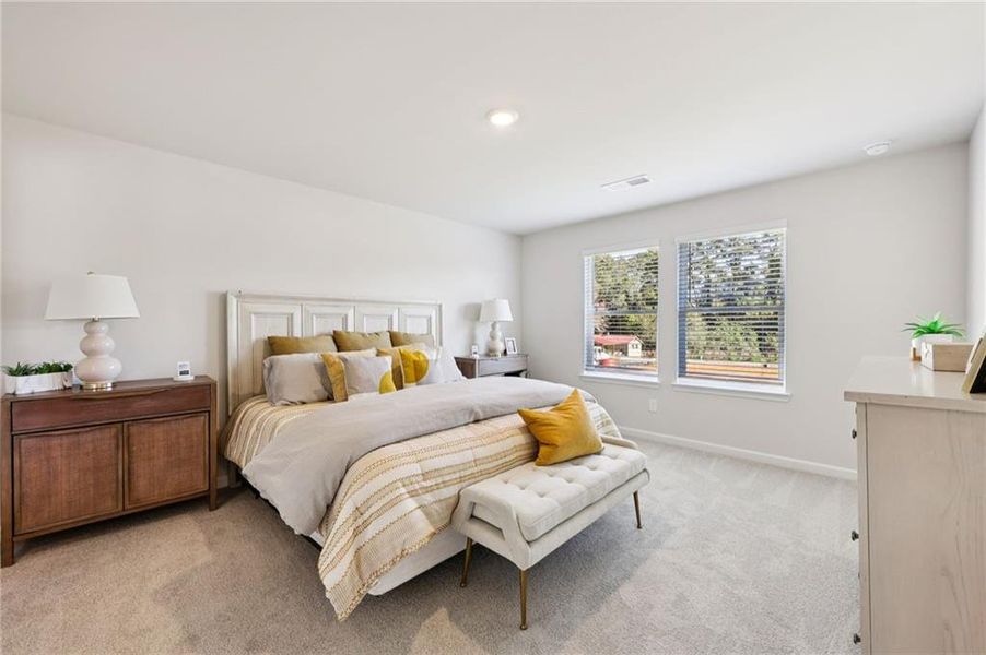 Furnished interior view inside a new home in Westmont Preserve, Powder Springs (Image 19).