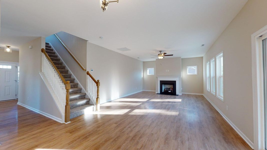 Representative furnished interior of a home built from the Jacob A by JC Jackson Homes,LLC in Heritage Pointe, Newport (Image 9).
