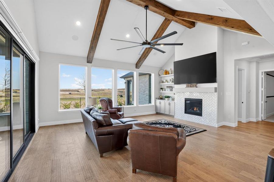 Furnished interior view inside a new home in , Fort Worth (Image 33).