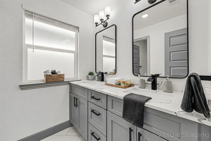 Furnished interior view inside a new home in , Houston (Image 8). Furnished interior view inside a new home in , Houston (Image 8).