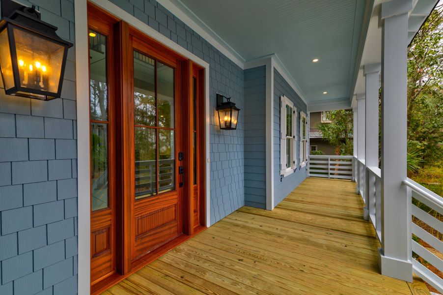 Exterior details and patio area of a home in , Johns Island (Image 4). Exterior details and patio area of a home in , Johns Island (Image 4).