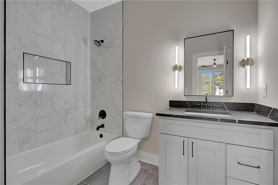 Furnished interior view inside a new home in , Atlanta (Image 10).