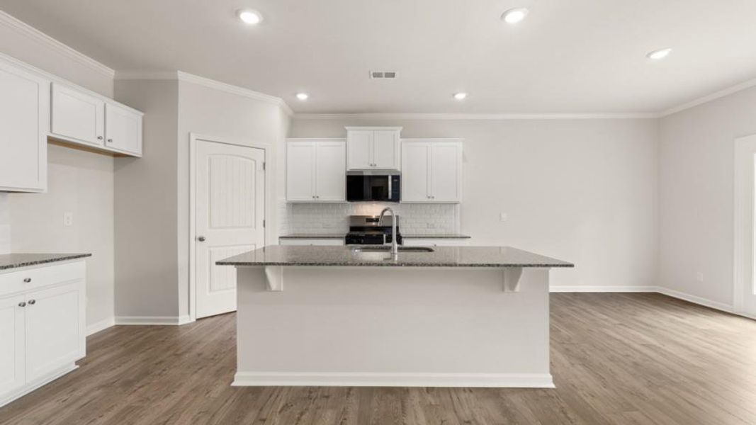 Furnished interior view inside a new home in Thompson Ridge, Dallas (Image 7). Furnished interior view inside a new home in Thompson Ridge, Dallas (Image 7).