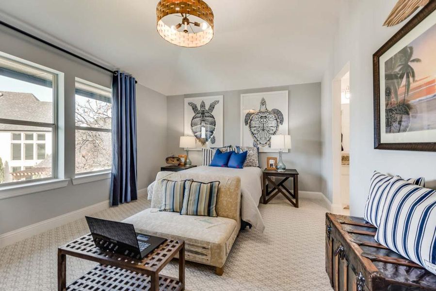 Representative furnished interior of a home built from the Grand Avery II by Grand Homes in Grand Oaks, Celina (Image 30).