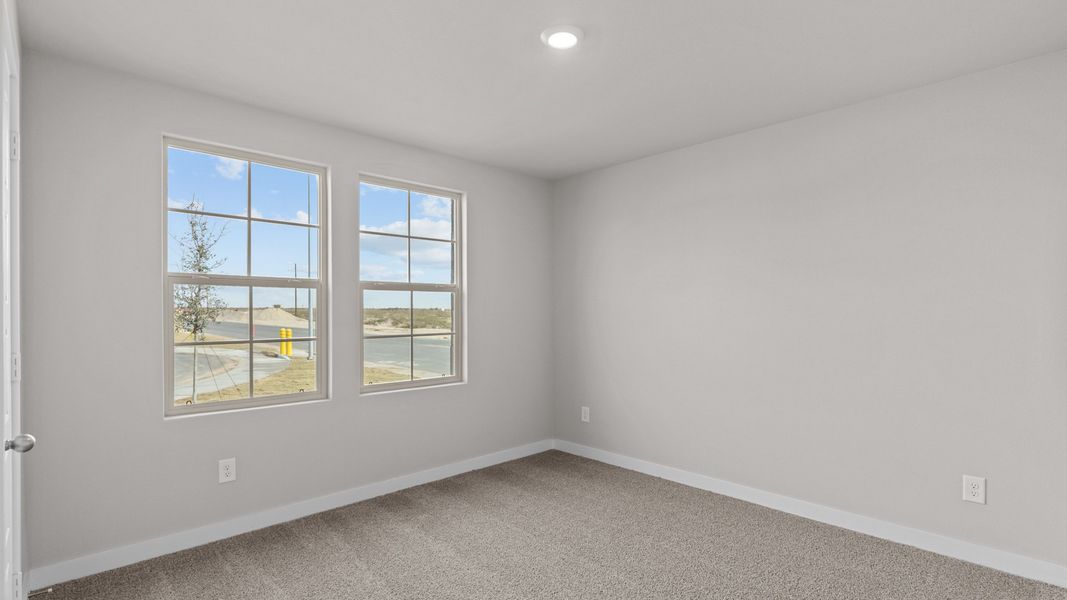 Representative unfurnished interior of a home built from the TEXAS CALI by D.R. Horton in Homestead at Parks Bell Ranch, Odessa (Image 17).