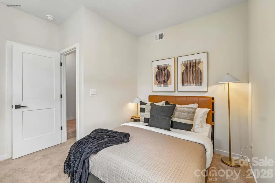 Furnished interior view inside a new home in Kingman Townhomes, Charlotte (Image 23). Furnished interior view inside a new home in Kingman Townhomes, Charlotte (Image 23).