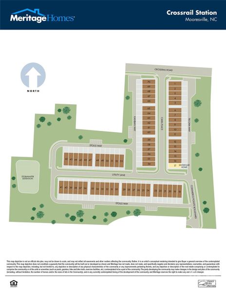 2D floor plan layout of this home in , Mooresville, NC (Image 3).