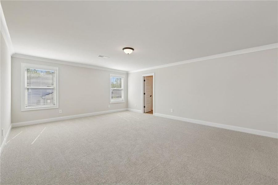 Spacious, unfurnished interior of a new home in Vines at Mill Creek - Estate Series, Braselton (Image 40).
