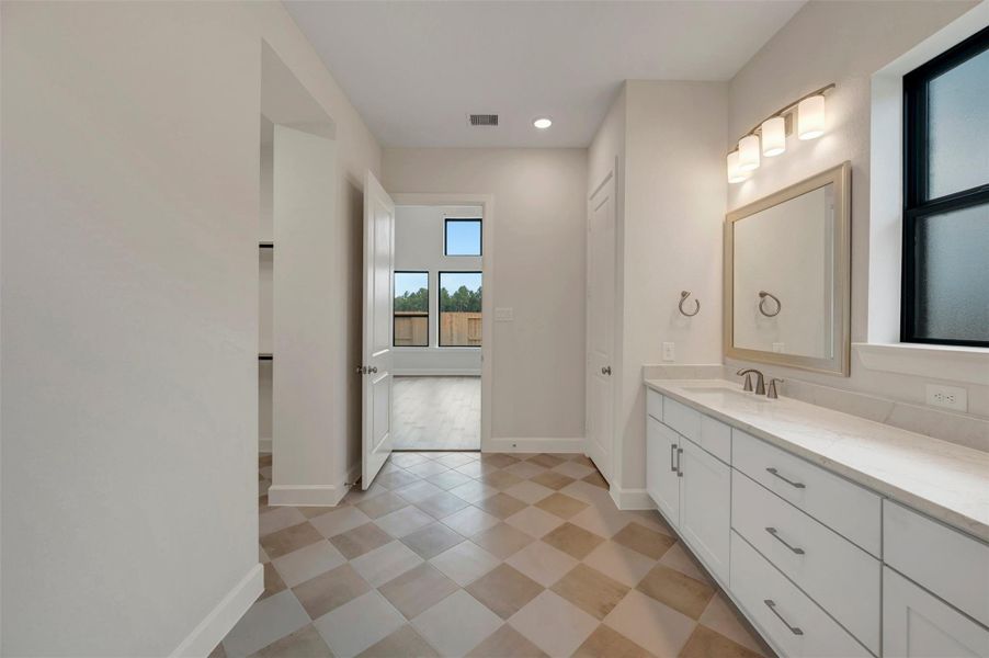 Furnished interior view inside a new home in The Highlands Encore - Harbor Collection, Porter (Image 5).