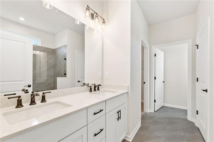Furnished interior view inside a new home in Kelly Preserve, Loganville (Image 14).