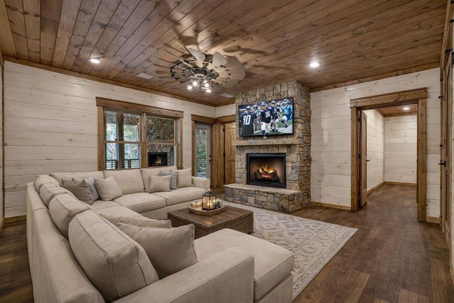 Furnished interior view inside a new home in , Ellijay (Image 6).