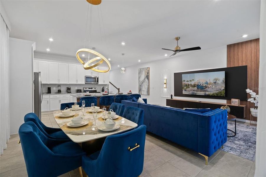 Furnished interior view inside a new home in , Kissimmee (Image 23). Furnished interior view inside a new home in , Kissimmee (Image 23).