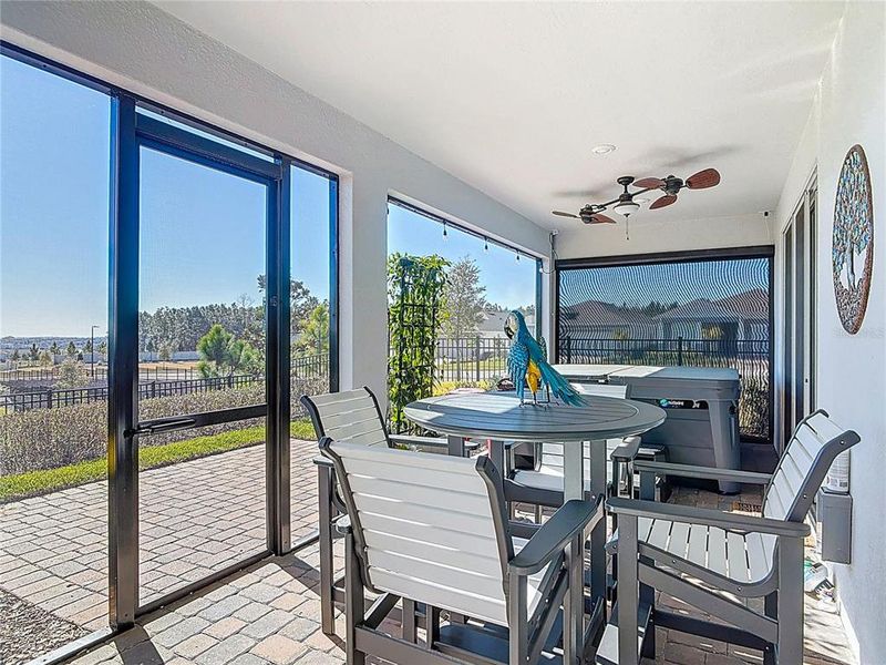 Exterior details and patio area of a home in , Minneola (Image 22).