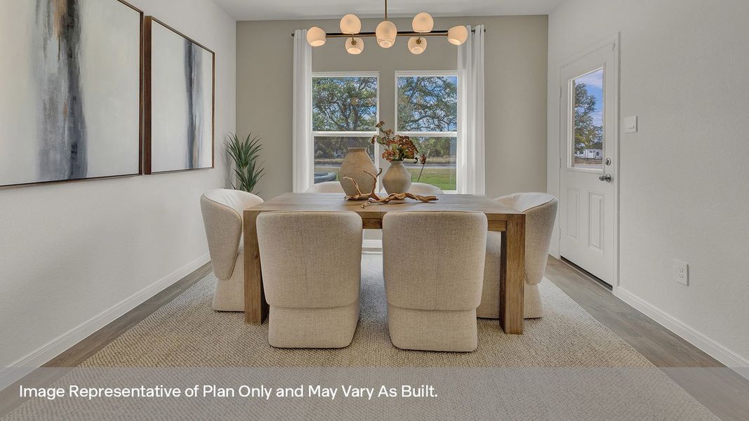Furnished interior view inside a new home in Paramount, Kyle (Image 8).
