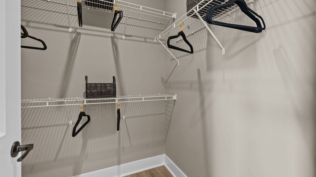 Furnished interior view inside a new home in The River District Townhomes, Charlotte (Image 21). Furnished interior view inside a new home in The River District Townhomes, Charlotte (Image 21).