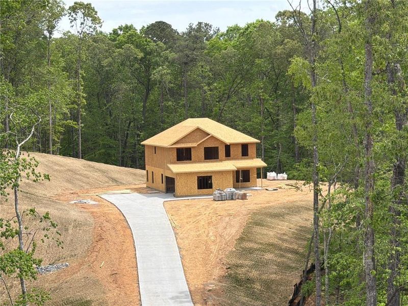 In-progress construction of a new home in Tuscany Hills, Douglasville, GA (Image 3).