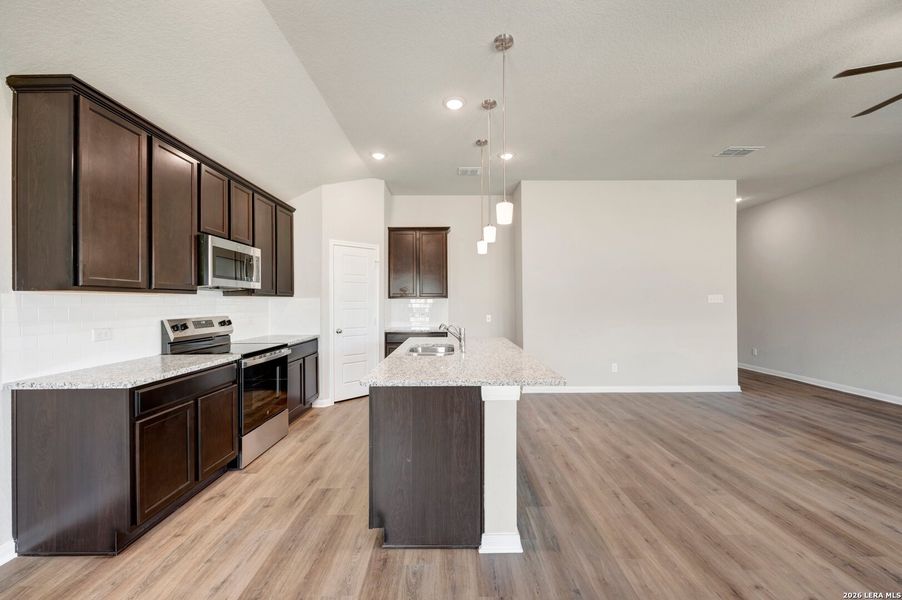 Furnished interior view inside a new home in Greenspoint Heights, Seguin (Image 13).