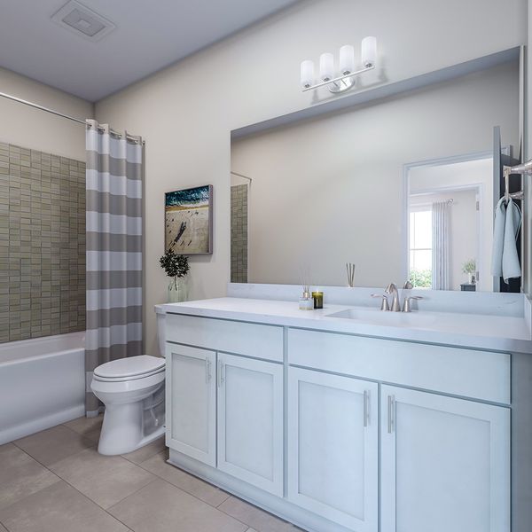 Furnished interior view inside a new home in Arbor Collection At Park Central, Georgetown (Image 18).