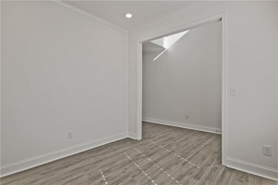 Spacious, unfurnished interior of a new home in Clark Farms, Flowery Branch (Image 27). Spacious, unfurnished interior of a new home in Clark Farms, Flowery Branch (Image 27).