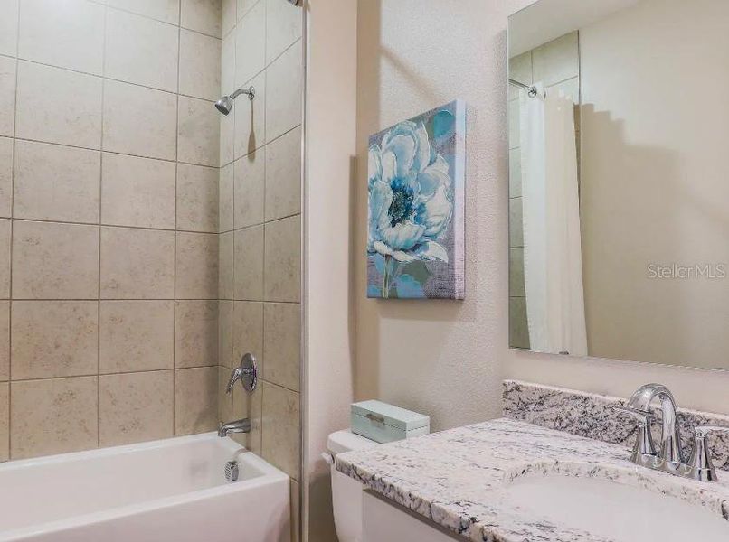 Model home - actual features may vary.