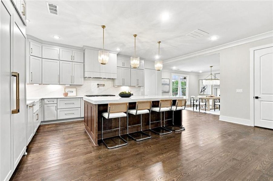 Furnished interior view inside a new home in , Alpharetta (Image 4).