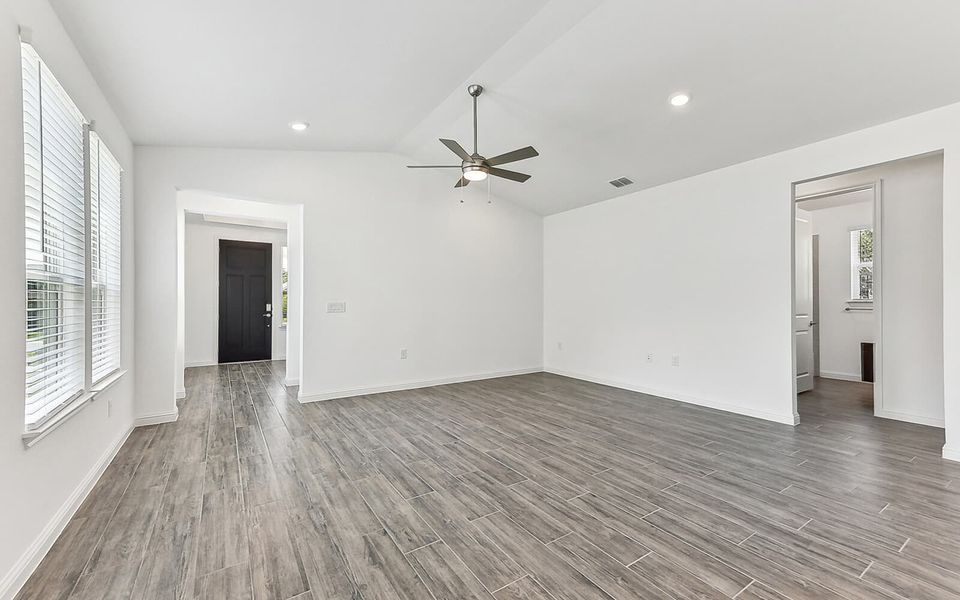 Representative unfurnished interior of a home built from the Newberry by Brookfield Residential in Traditional at Kissing Tree, San Marcos (Image 11).