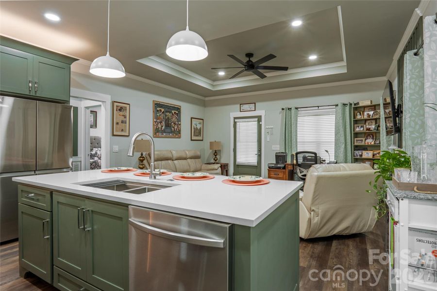Furnished interior view inside a new home in , Ellenboro (Image 7).
