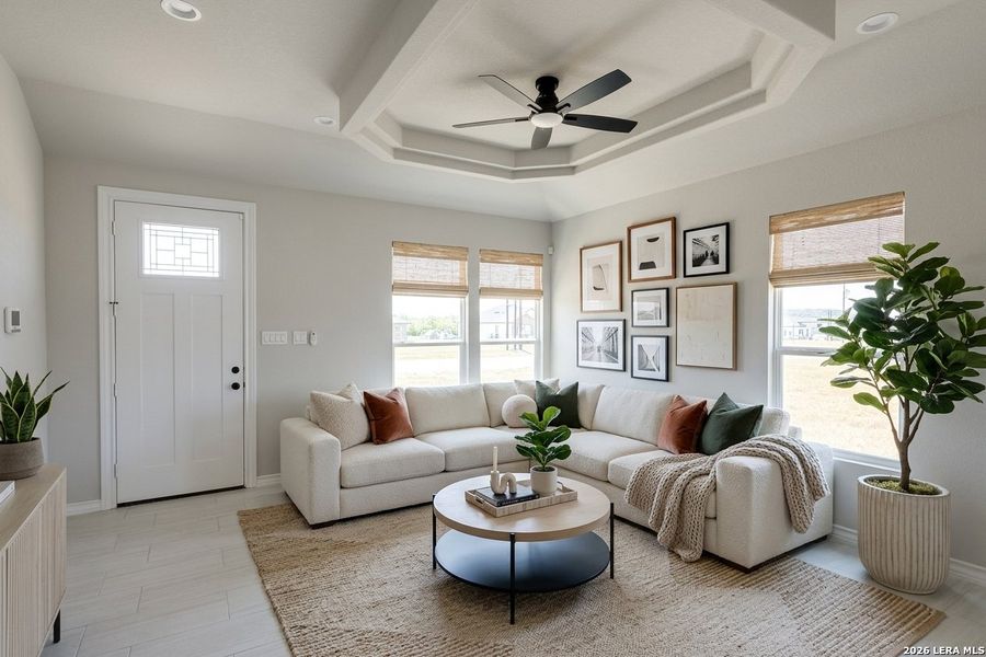 Furnished interior view inside a new home in , La Vernia (Image 5).