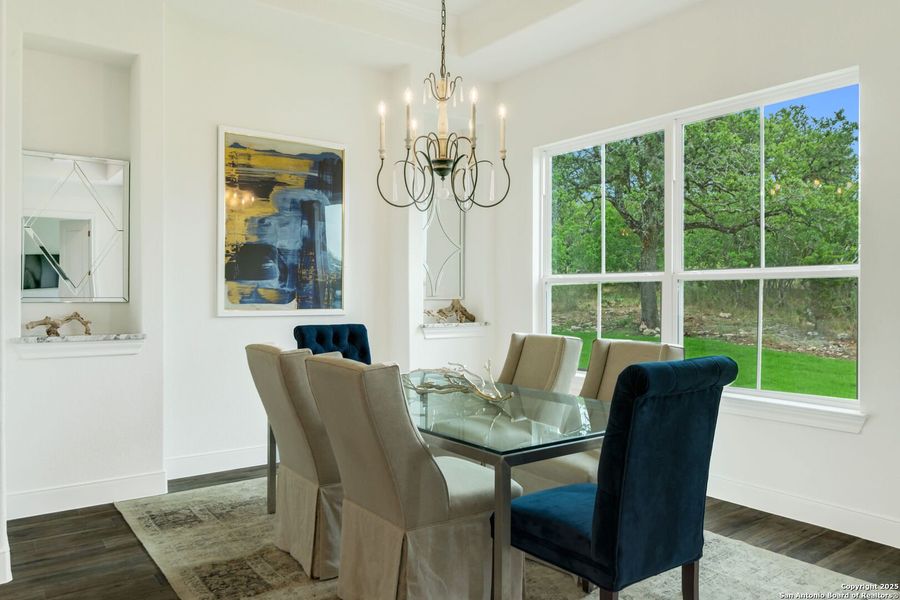 Furnished interior view inside a new home in Alamo Estates, San Antonio (Image 28).