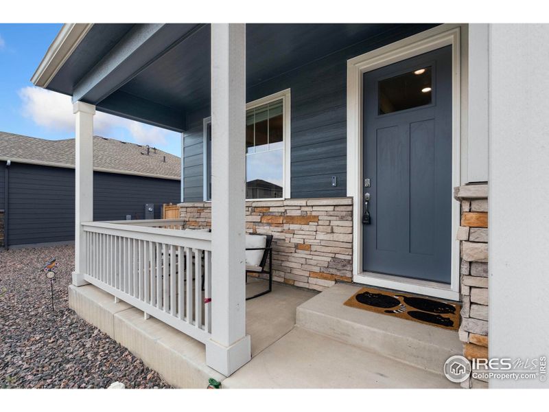 Inviting covered front porch - perfect for your morning coffee. Inviting covered front porch - perfect for your morning coffee.