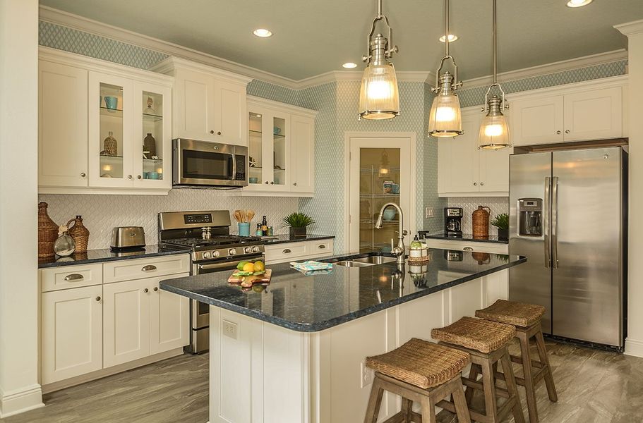 Representative furnished interior of a home built from the Tidewinds by Neal Communities in Boca Royale Golf and Country Club at Wellen Park, Englewood (Image 5).
