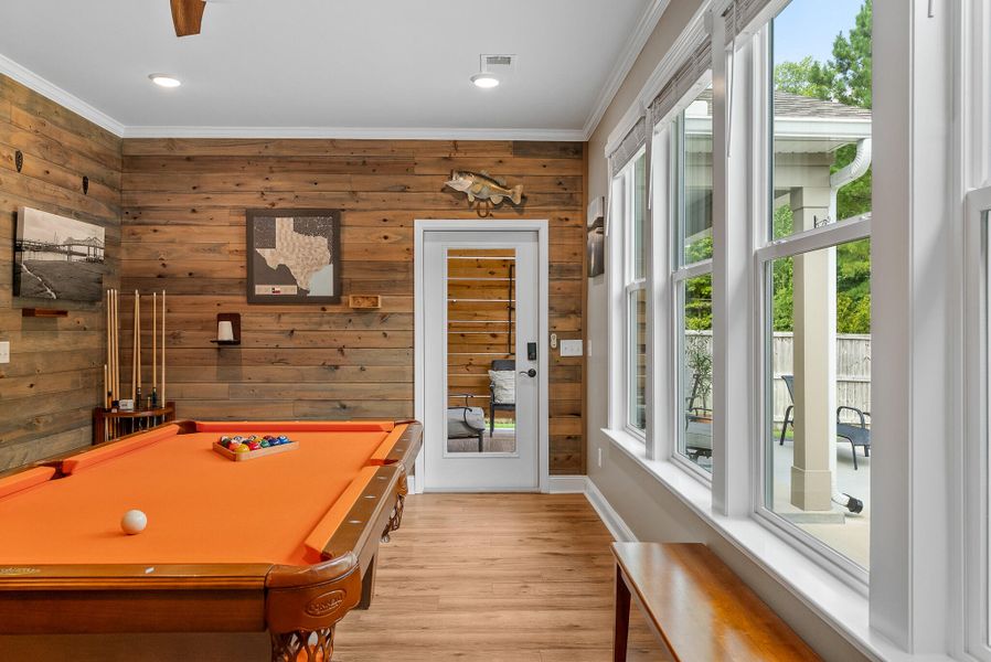 Furnished interior view inside a new home in Sea Island Preserve, Johns Island (Image 12).