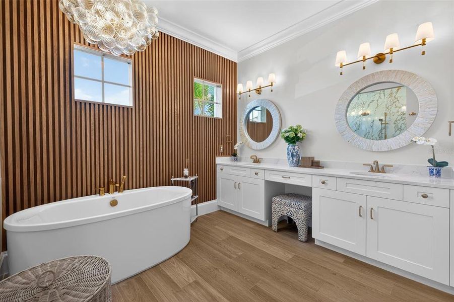 Furnished interior view inside a new home in , Fort Myers (Image 43).