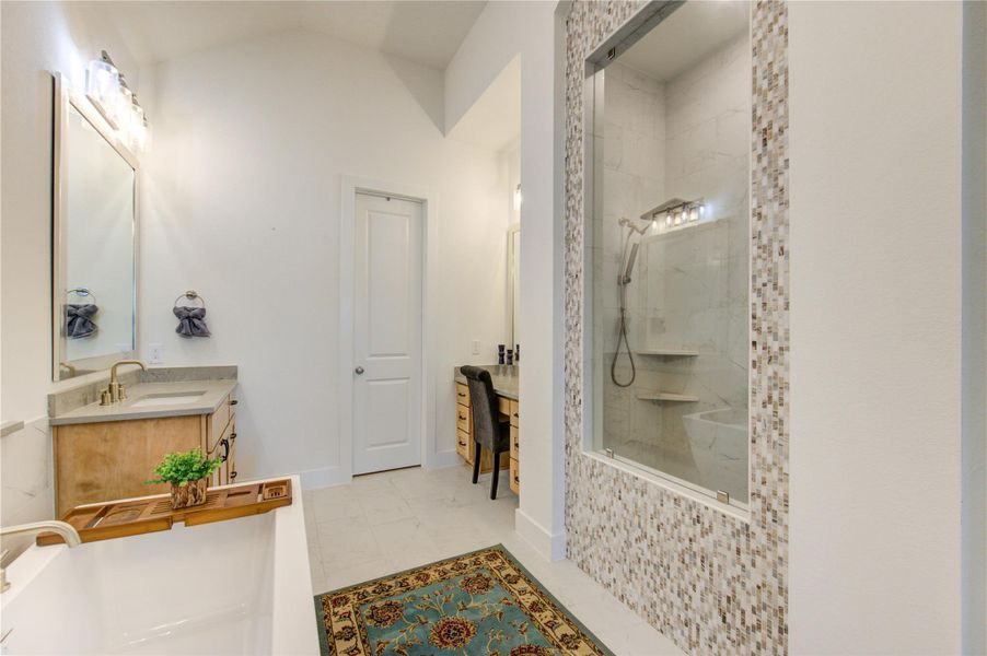 Primary Glass-Enclosed shower