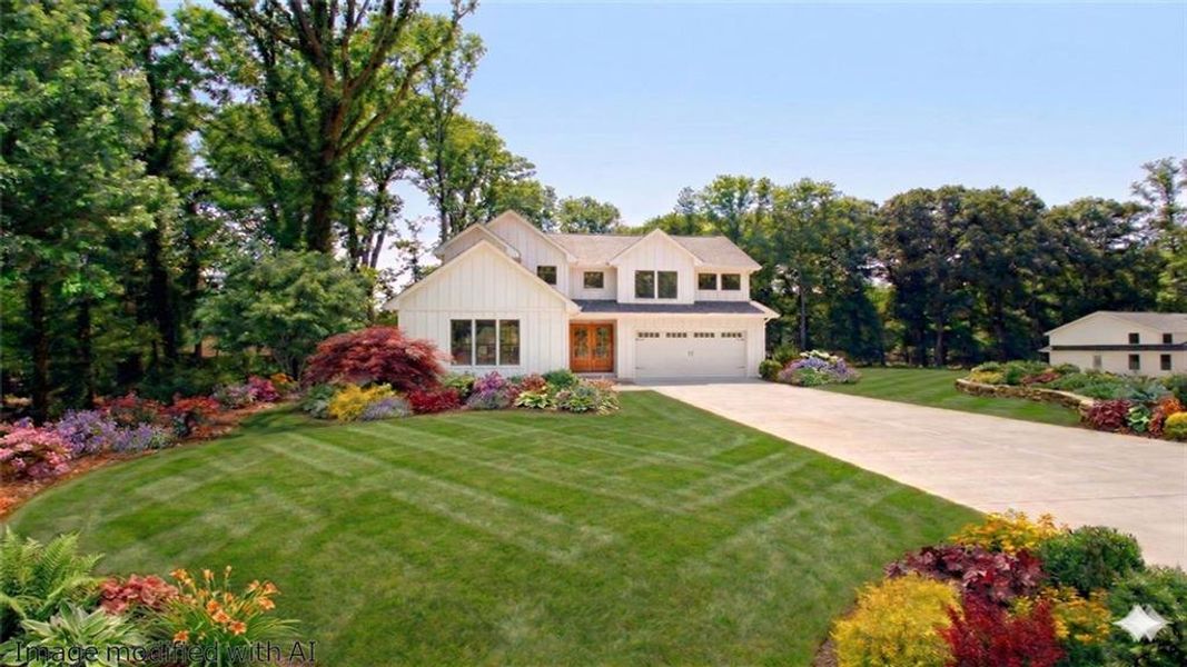Front exterior of a new home in , Stone Mountain, GA, highlighting curb appeal (Image 7).