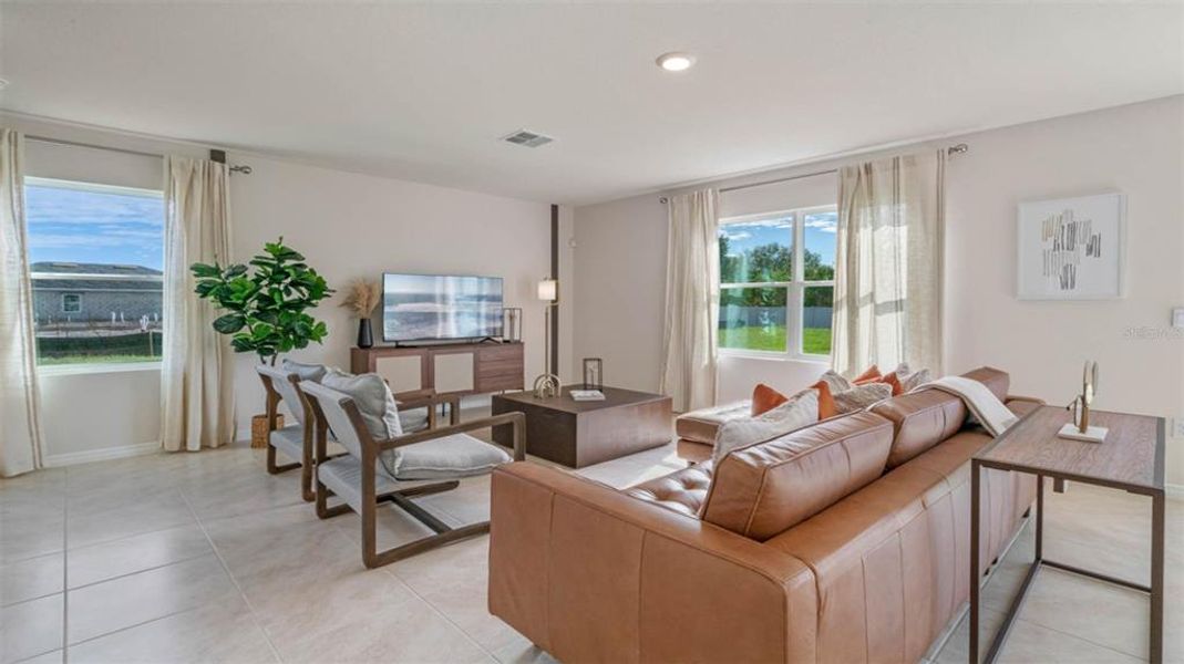 Furnished interior view inside a new home in Buena Lago, St. Cloud (Image 26).