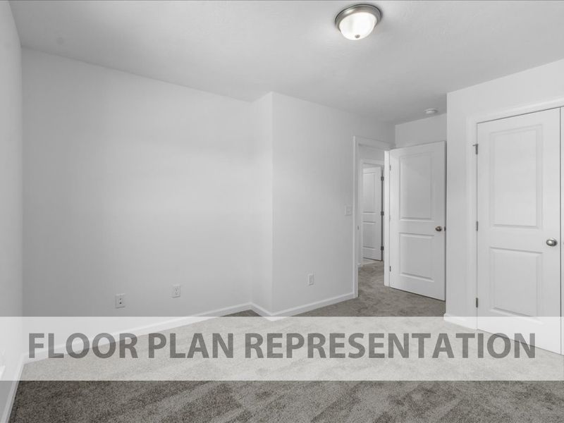 Starling Plan 3rd Bedroom | Ivey Homes