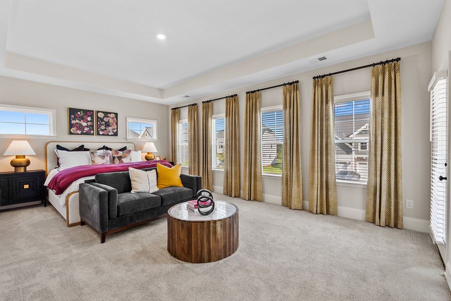 Representative furnished interior of a home built from the Webster II - Vanguard Collection by Mungo Homes in Windsor Forest, Anderson (Image 7).
