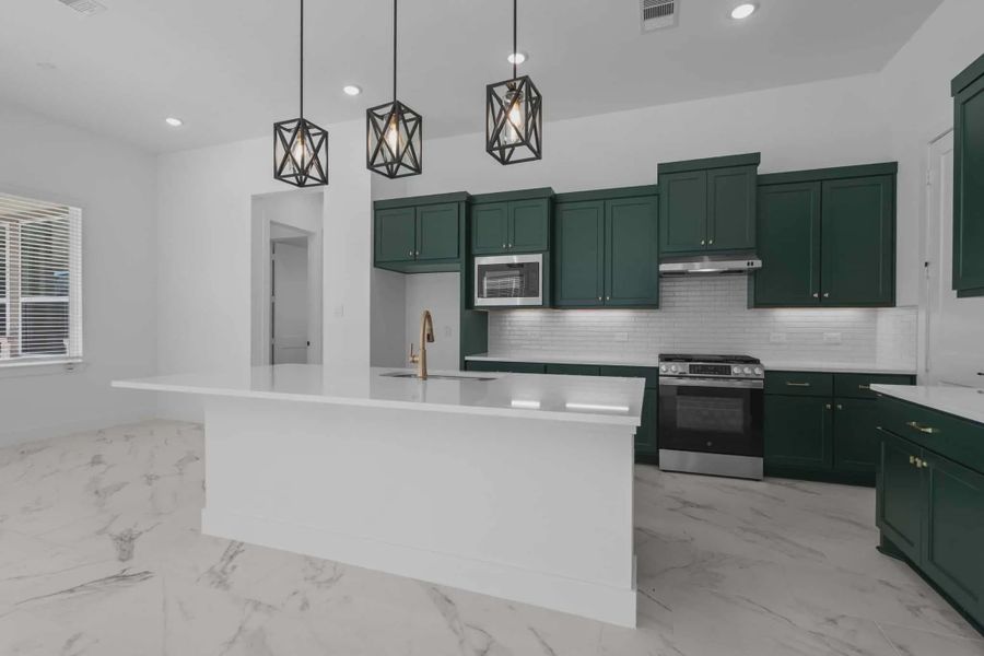 Representative furnished interior of a home built from the Mickelson by Chesmar Homes in Riceland Alley Loads, Mont Belvieu (Image 14).