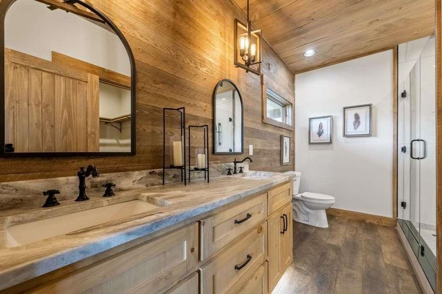 Furnished interior view inside a new home in , Blue Ridge (Image 15).