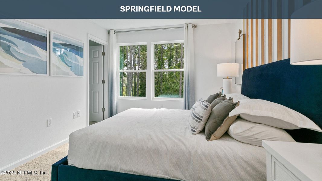 Furnished interior view inside a new home in Stokes Landing, St. Augustine (Image 32).