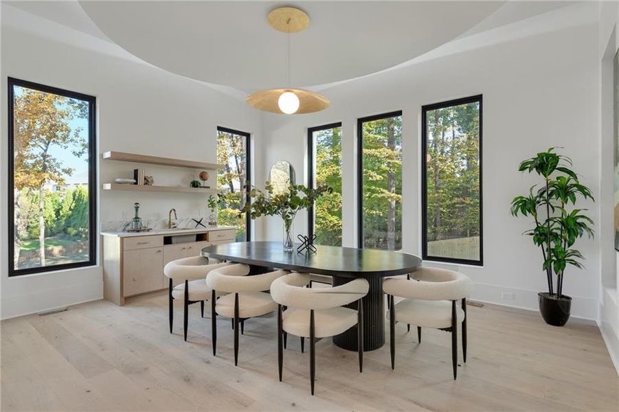 Furnished interior view inside a new home in , Atlanta (Image 5).