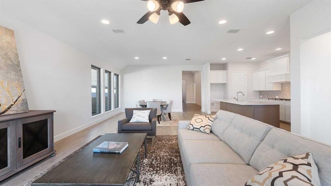 Furnished interior view inside a new home in , Forney (Image 13).