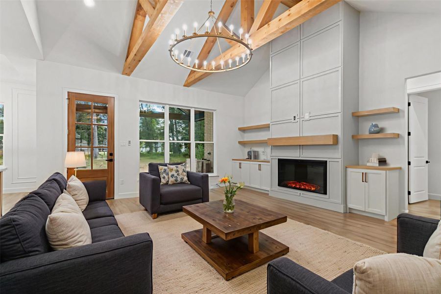 Furnished interior view inside a new home in , Dayton (Image 7).