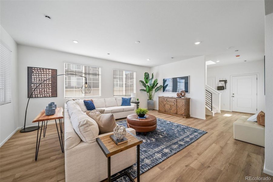 Furnished interior view inside a new home in , Aurora (Image 28).
