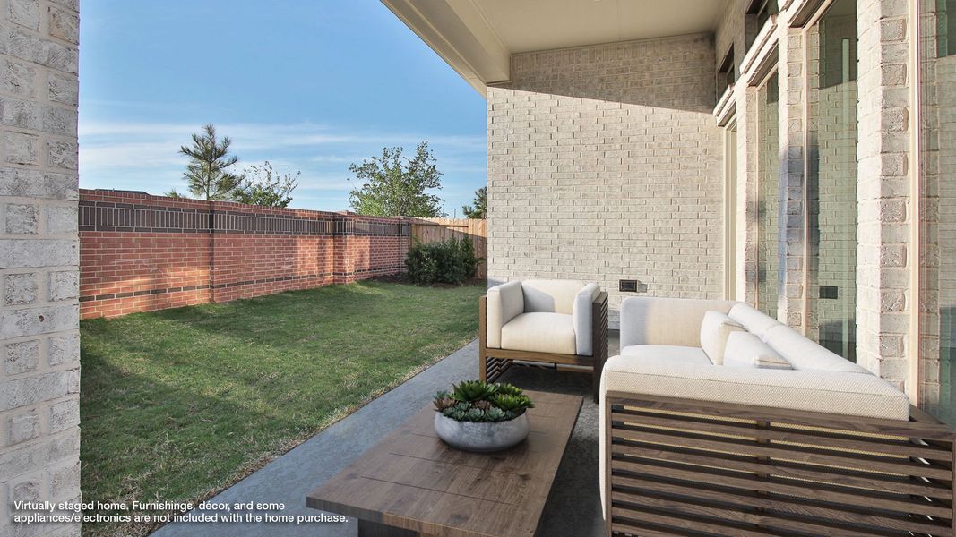 Exterior details and patio area of a home in Briggs Ranch, San Antonio (Image 3). Exterior details and patio area of a home in Briggs Ranch, San Antonio (Image 3).