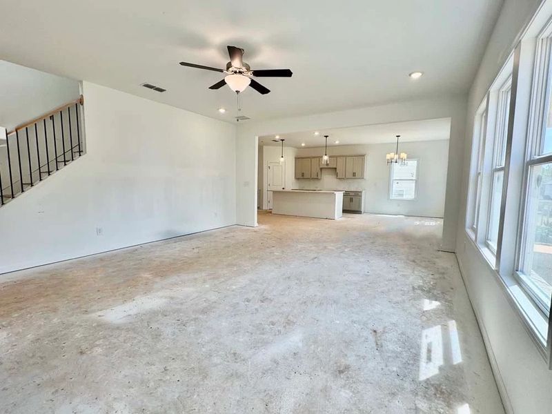 Family Room Construction Progress