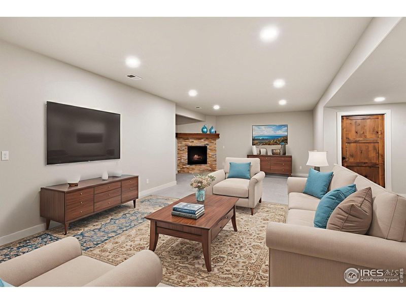 Furnished interior view inside a new home in , Loveland (Image 4).